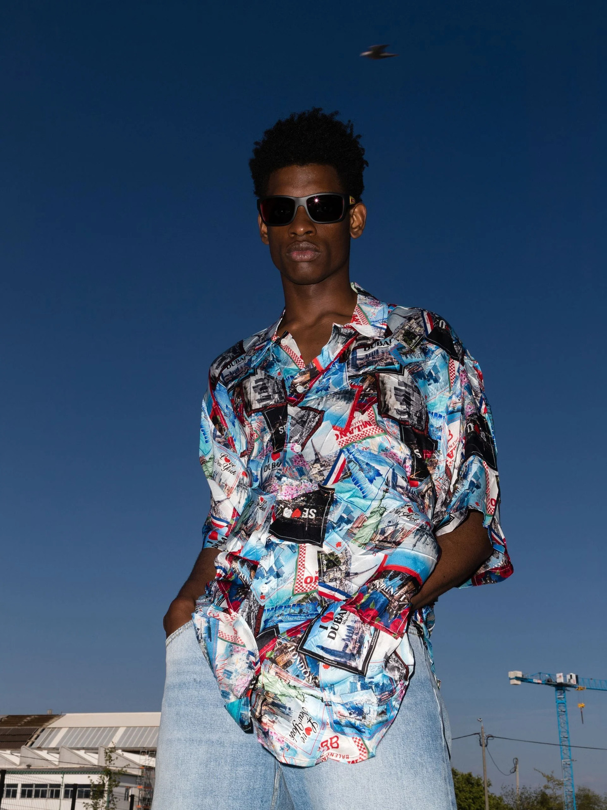 PAUSE or Skip: Balenciaga All-Over Cities Print Silk Shirt – PAUSE ...