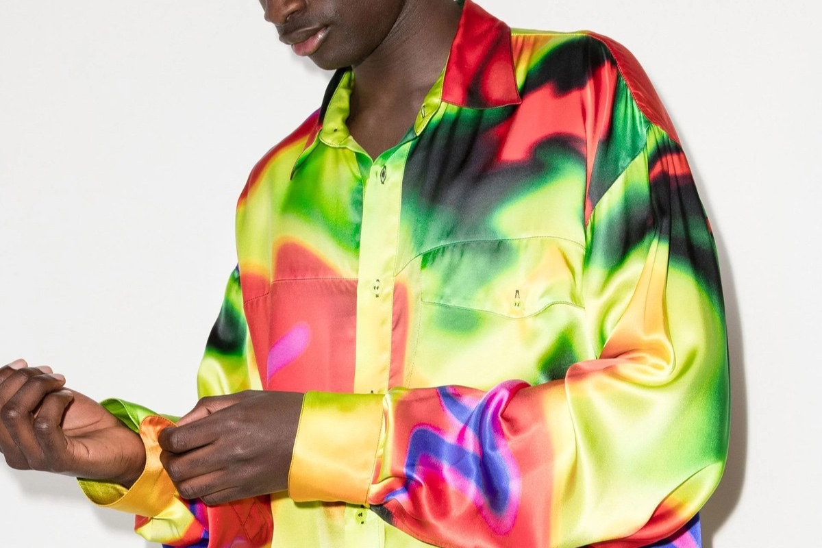 PAUSE or Skip: AGR Abstract Silk Shirt