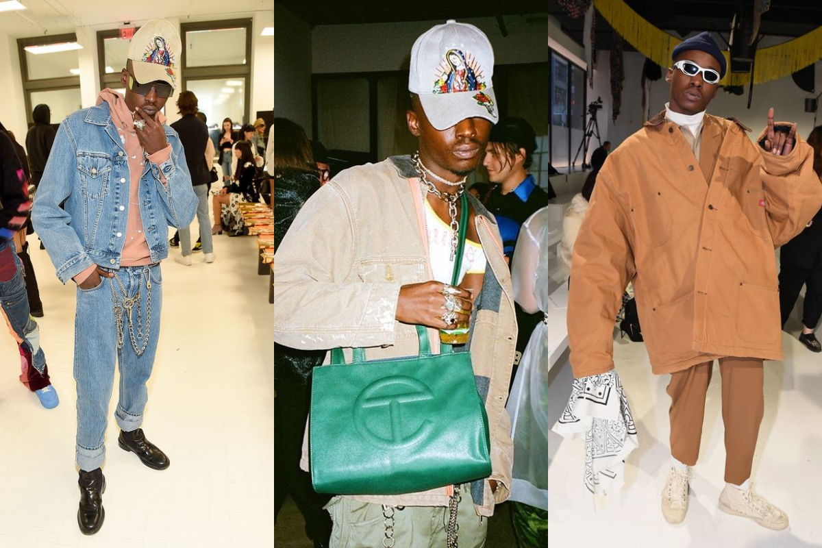 A guest is seen wearing Goyard bag during London Fashion Week Men's News  Photo - Getty Images