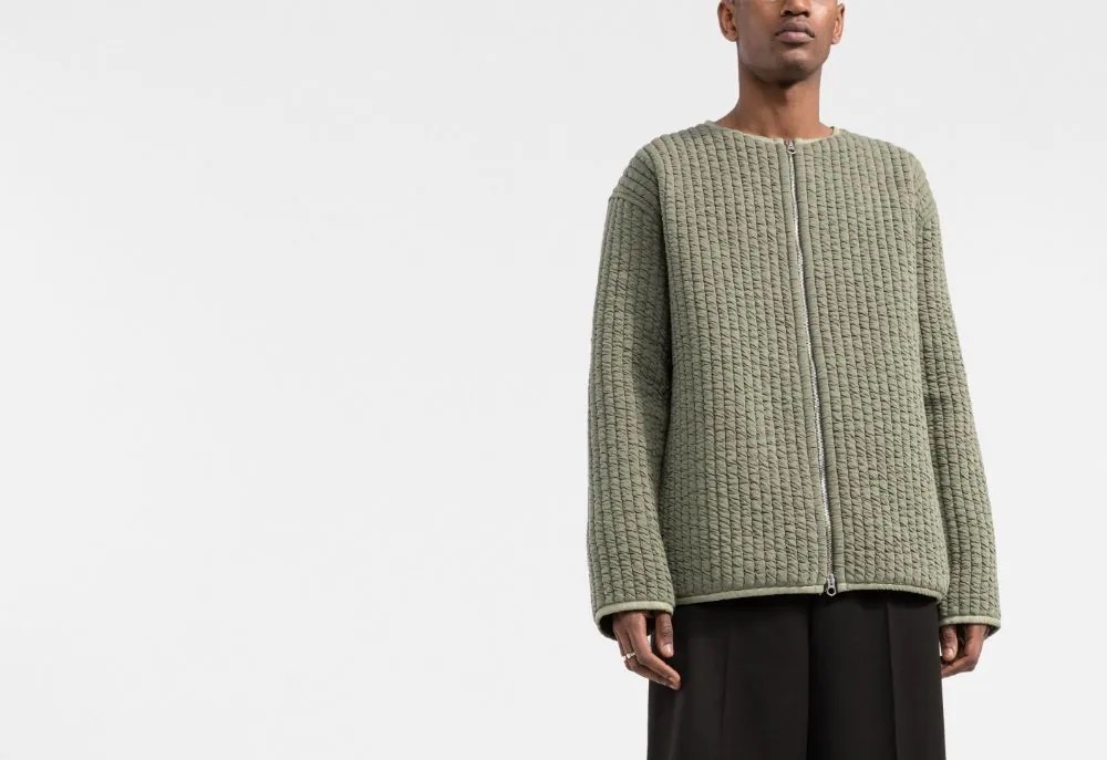 PAUSE or Skip: Jil Sander Ribbed-Knit Coat