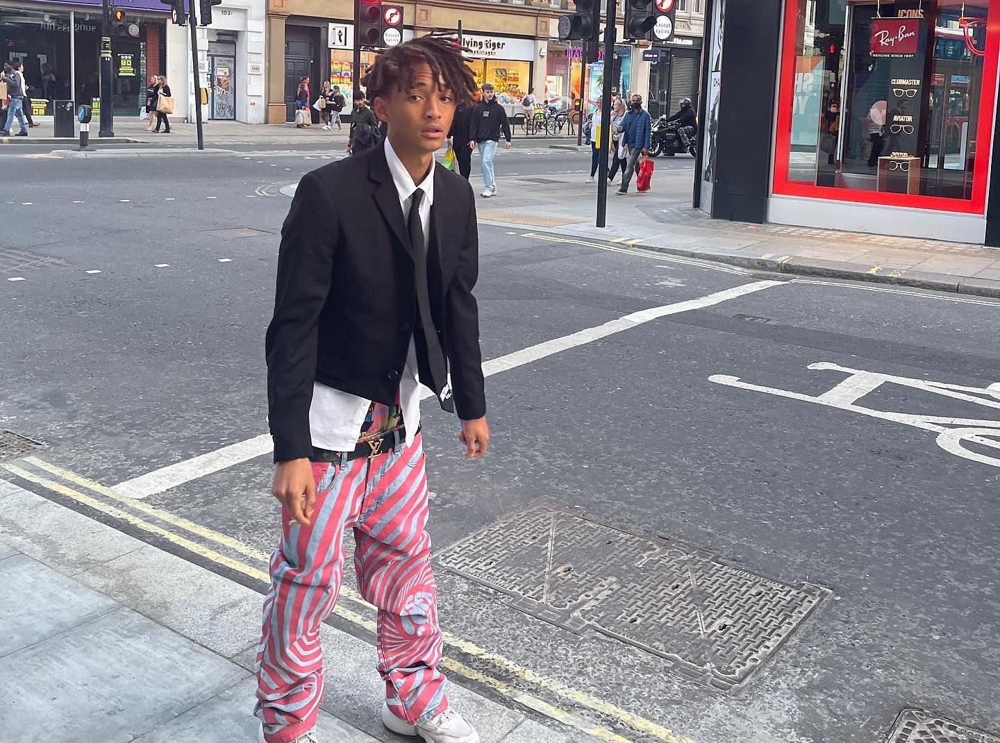 SPOTTED: Jaden Smith Hits up London in MSFTSrep