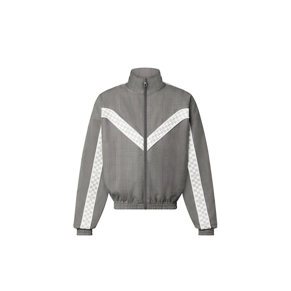 Louis Vuitton Tailored Tracksuit Shorts gray check sz M