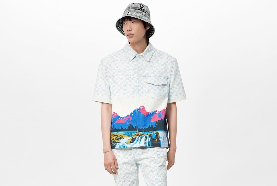 PAUSE or Skip: Louis Vuitton Landscape Denim Shirt