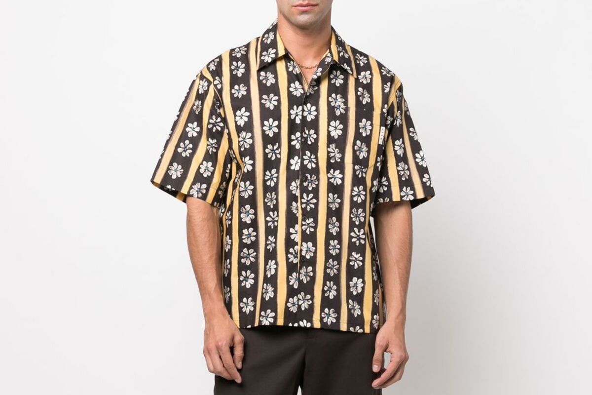 PAUSE or Skip: Marni Floral-Print Short-Sleeve Shirt