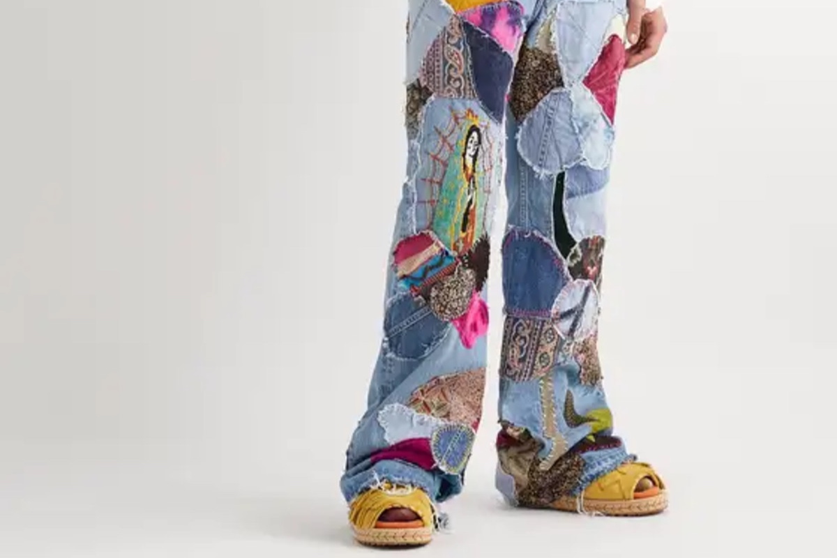 PAUSE or SKIP: KAPITAL Flared Distressed Embellished Jeans
