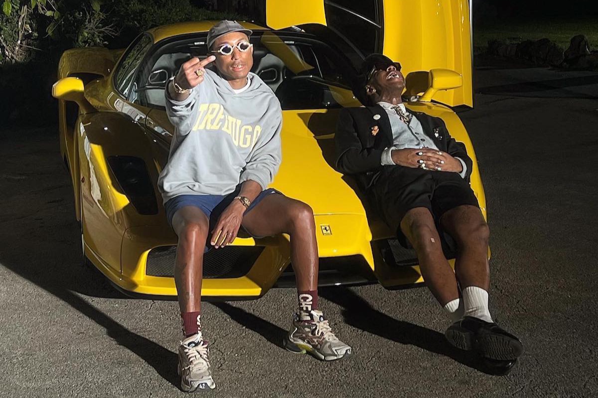 SPOTTED: Pharrell & Tyler, The Creator Stay Ferrari Fly in Balenciaga & CPFM