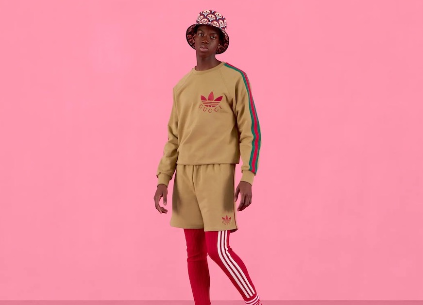 PAUSE or Skip: adidas x Gucci Jersey Sweatshirt & Shorts Set