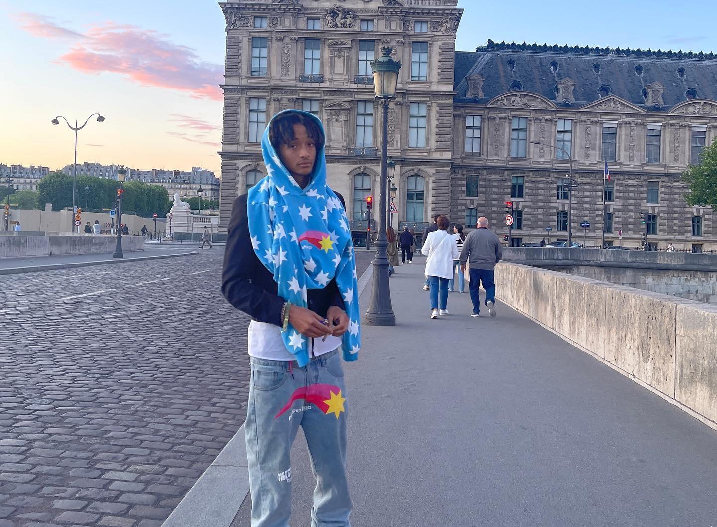 SPOTTED: Jaden Smith hits up Paris in MSFTSrep