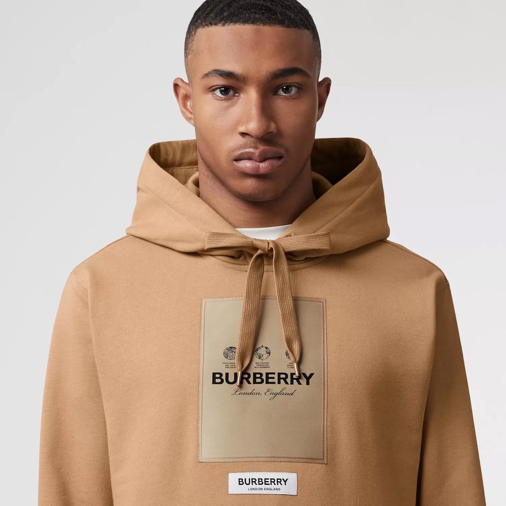 PAUSE or Skip: Burberry Label Appliqué Hoodie – PAUSE Online