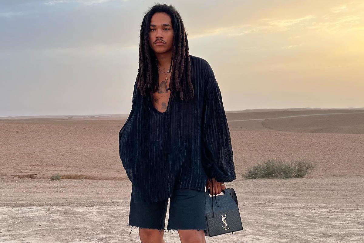 SPOTTED: Luka Sabbat Rocks a YSL Ensemble in Morocco