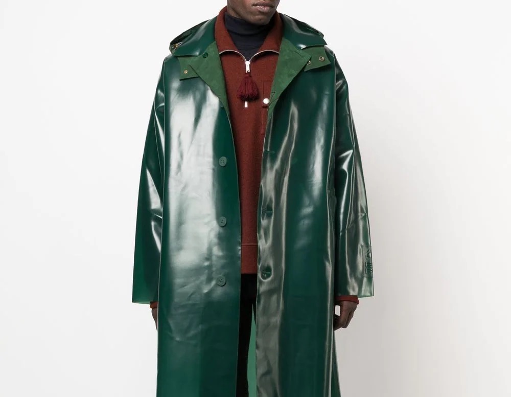 PAUSE or Skip: ETRO Faux Leather Parka