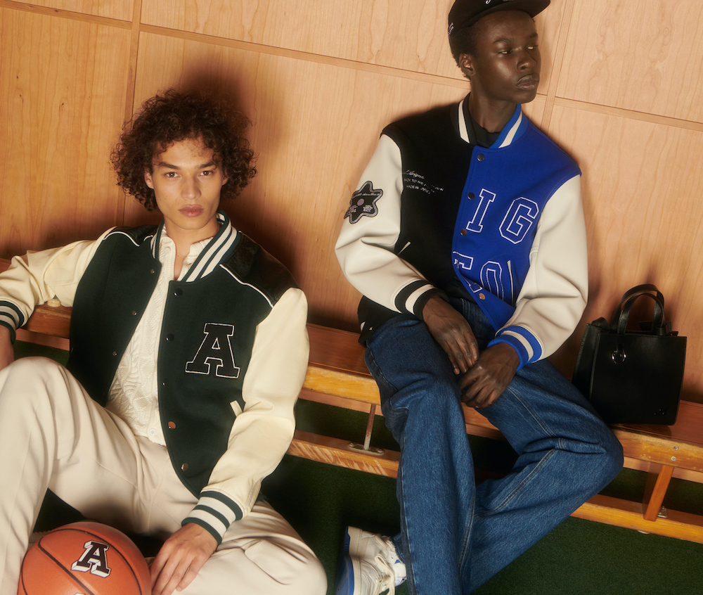 Axel Arigato Spotlight their AW22′ Illusion Varsity Jacket in Latest Campaign
