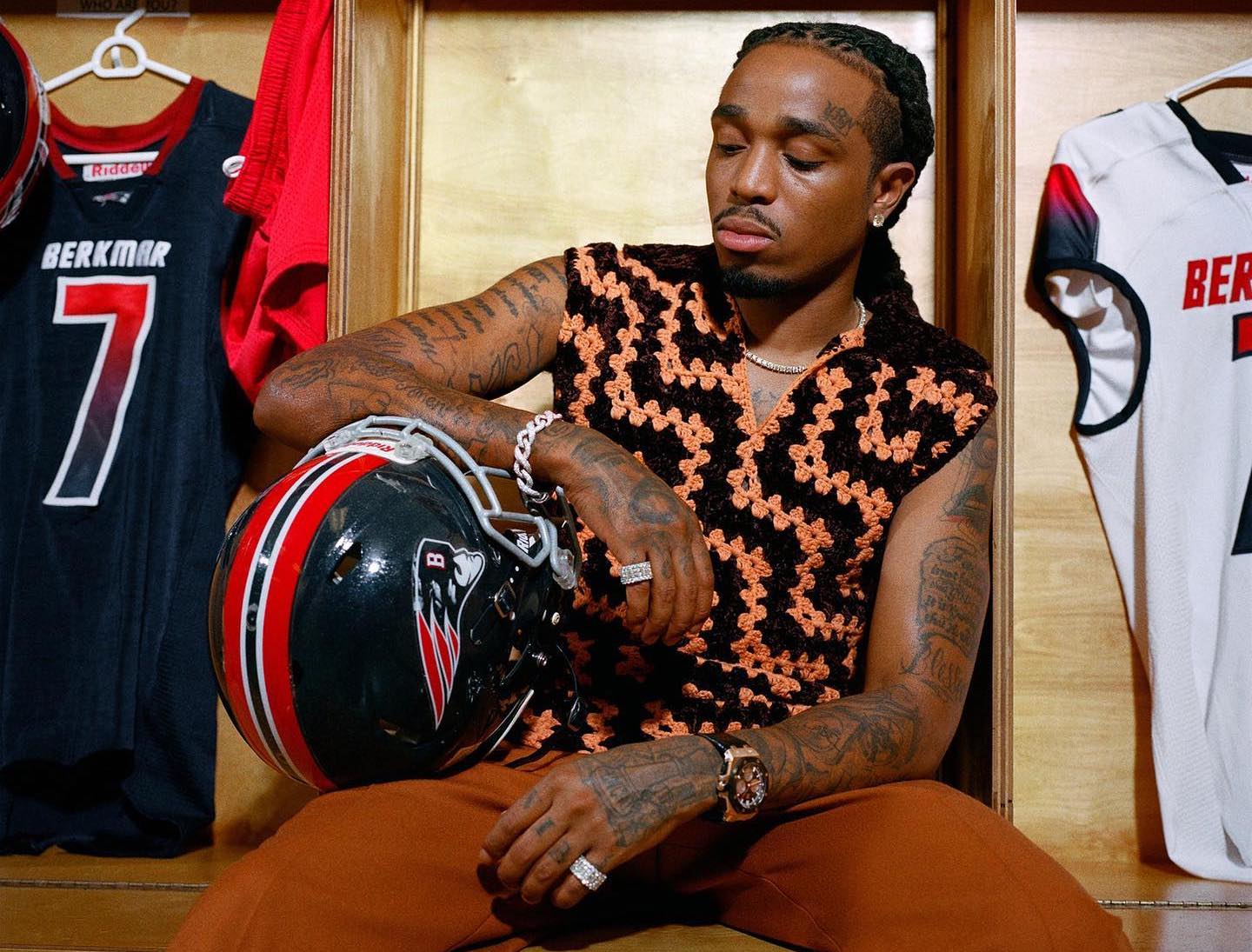 SPOTTED: Quavo Huncho dons Jil Sander & Zegna for GQ