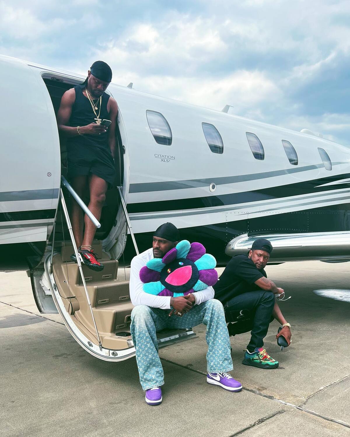 SPOTTED: Skepta Keeps it Colourful in Louis Vuitton x Nike