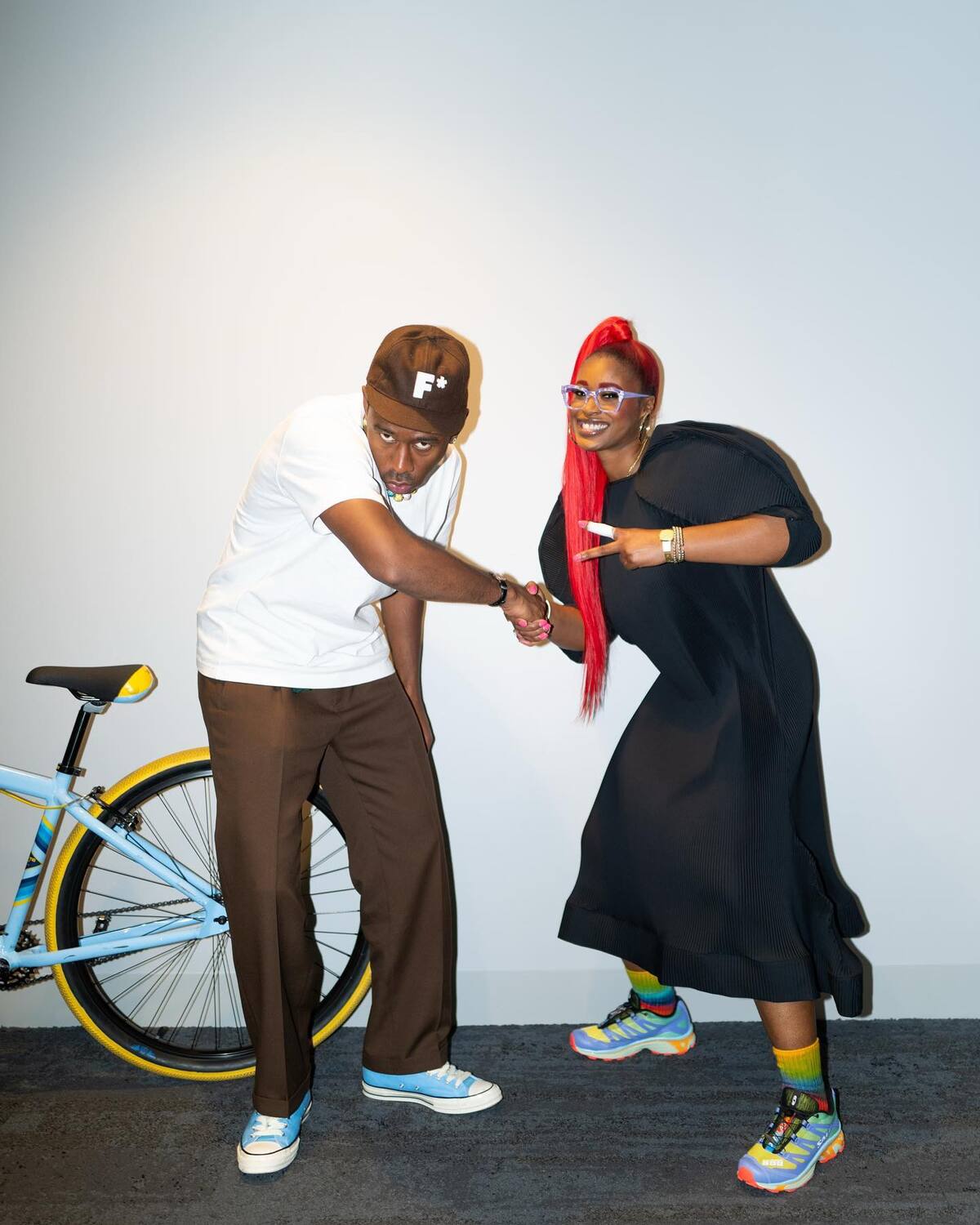 SPOTTED: Tyler, The Creator & Tierra Whack Hang Out in Salomon