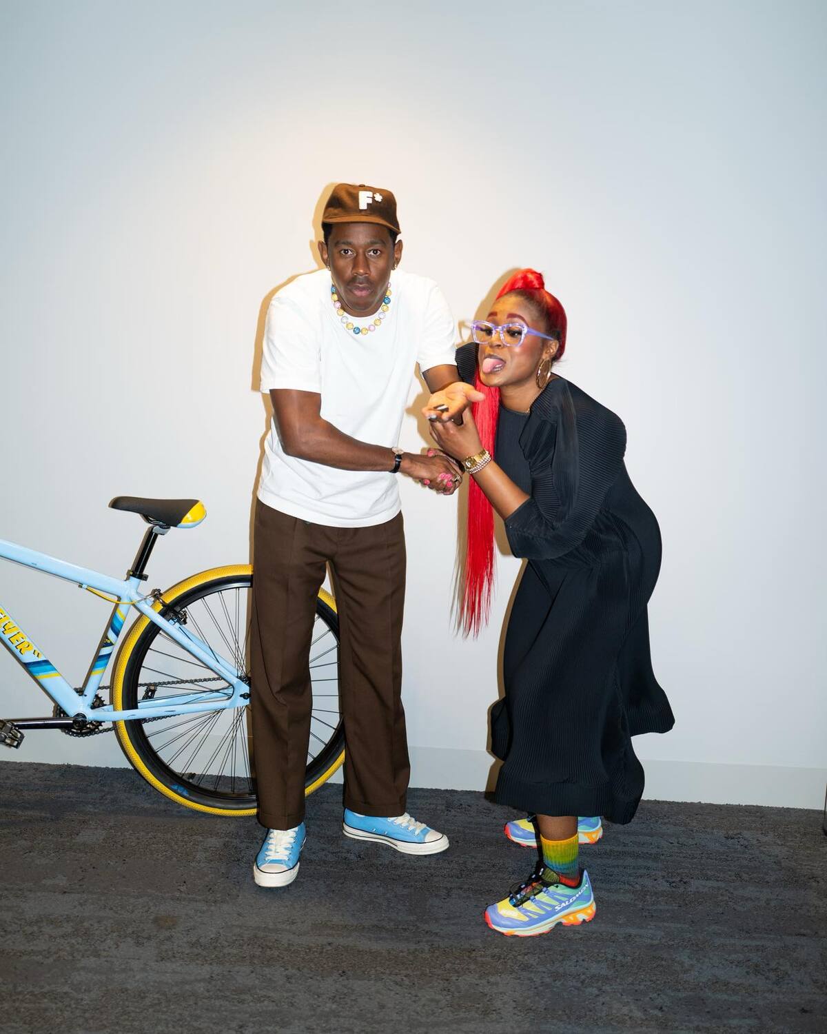 SPOTTED: Tyler, The Creator & Tierra Whack Hang Out in Salomon