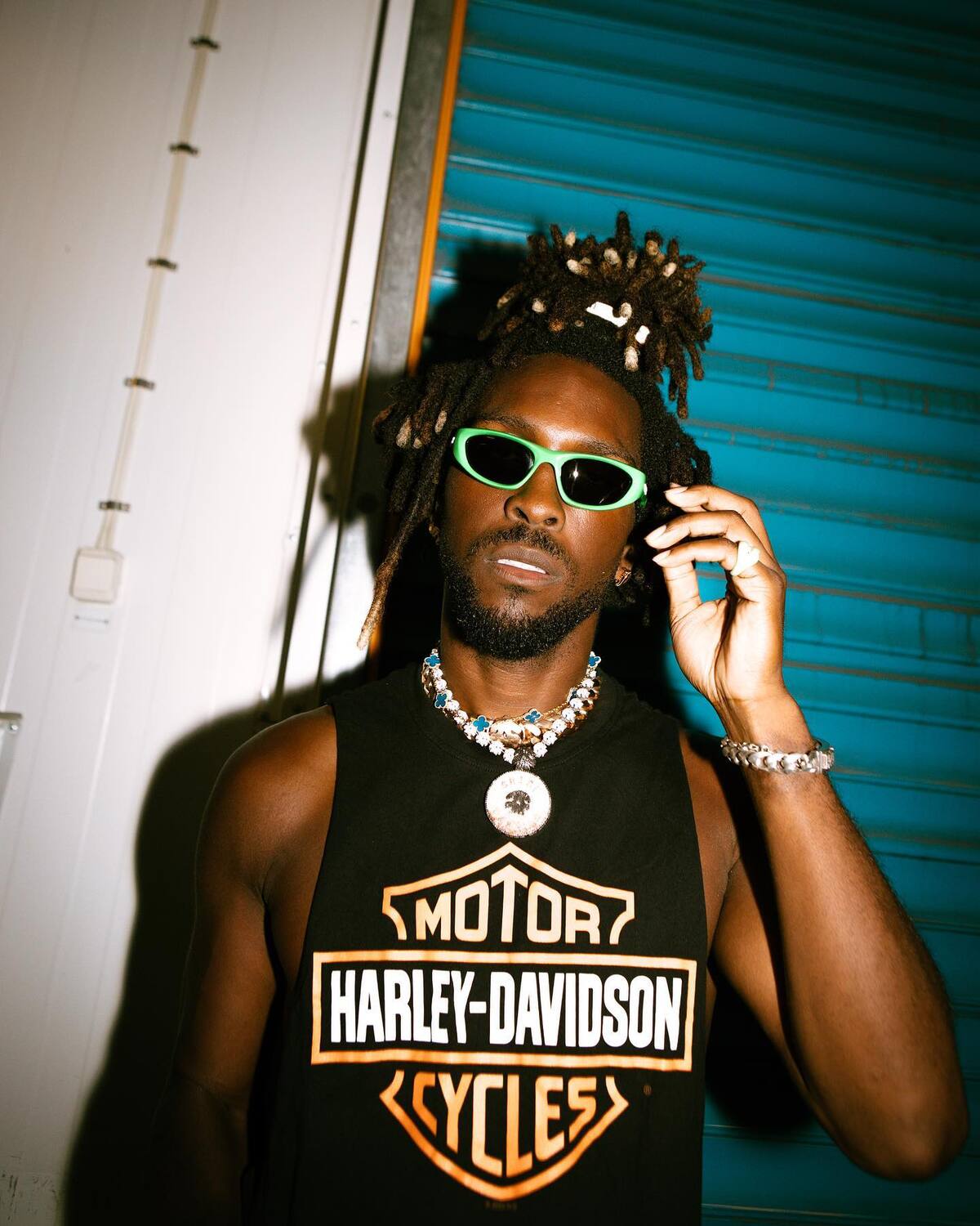 SPOTTED: SAINt JHN Keeps the Summer Ensembles Going in Louis