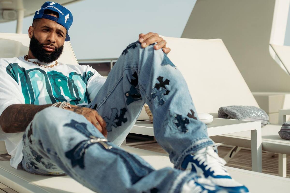 SPOTTED: Odell Beckham Jr. Hops in a Lambo Wearing KAPITAL & Louis Vuitton  – PAUSE Online