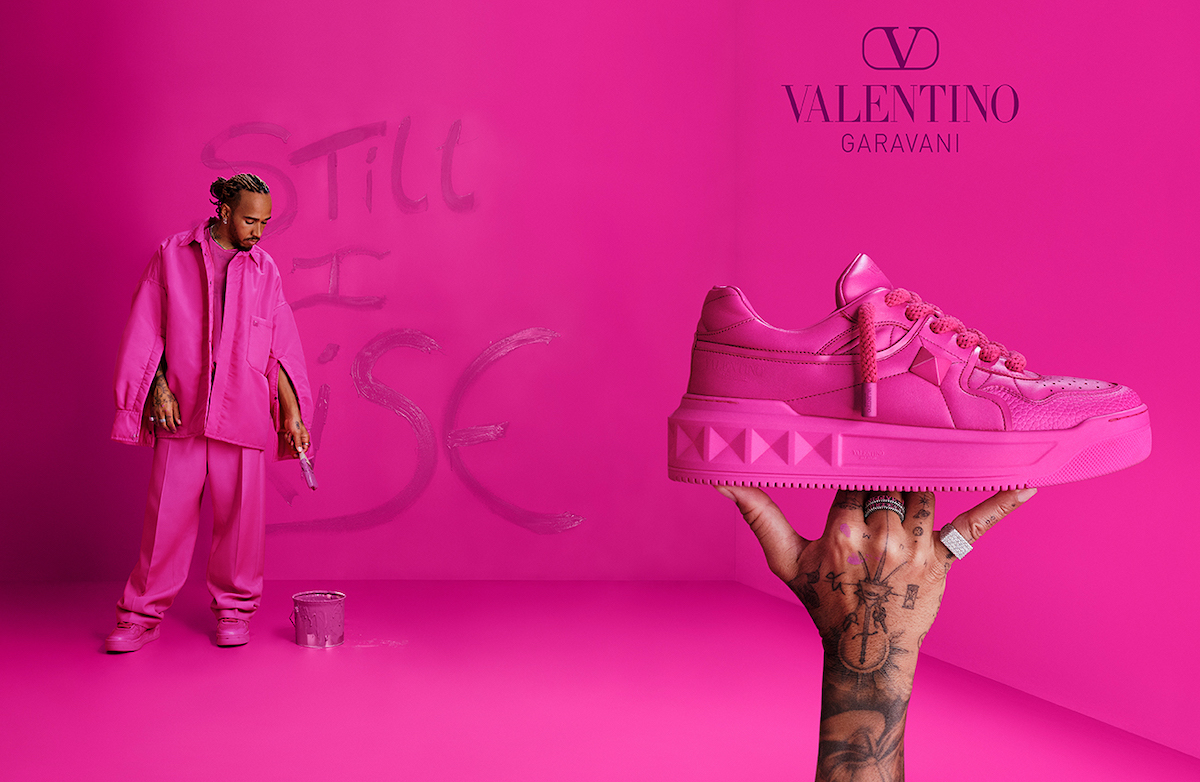 Valentino Tap Lewis Hamilton & Zendaya for AW22′ Pink PP Campaign