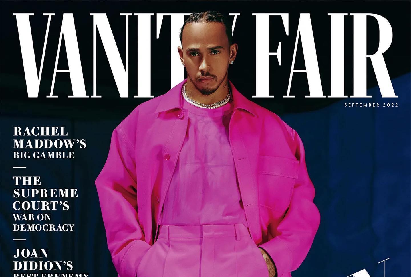 SPOTTED: Lewis Hamilton Covers Vanity Fair in Valentino