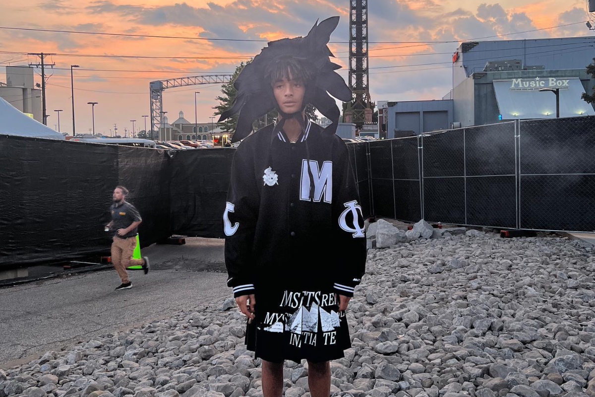 SPOTTED: Jaden Smith Rocks Out Wearing Full MSFTSrep Ensemble