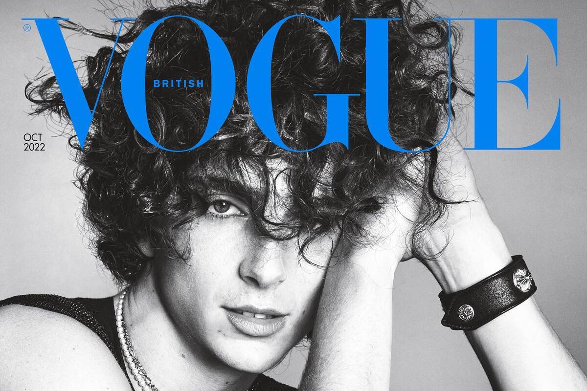 SPOTTED: Timothée Chalamet Takes to the Cover of British Vogue in Balmain,  Gucci & More – PAUSE Online