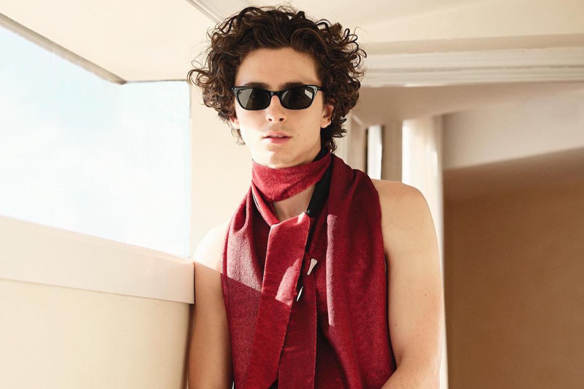 SPOTTED: Timothée Chalamet Attends Premiere Wearing Custom Haider Ackermann
