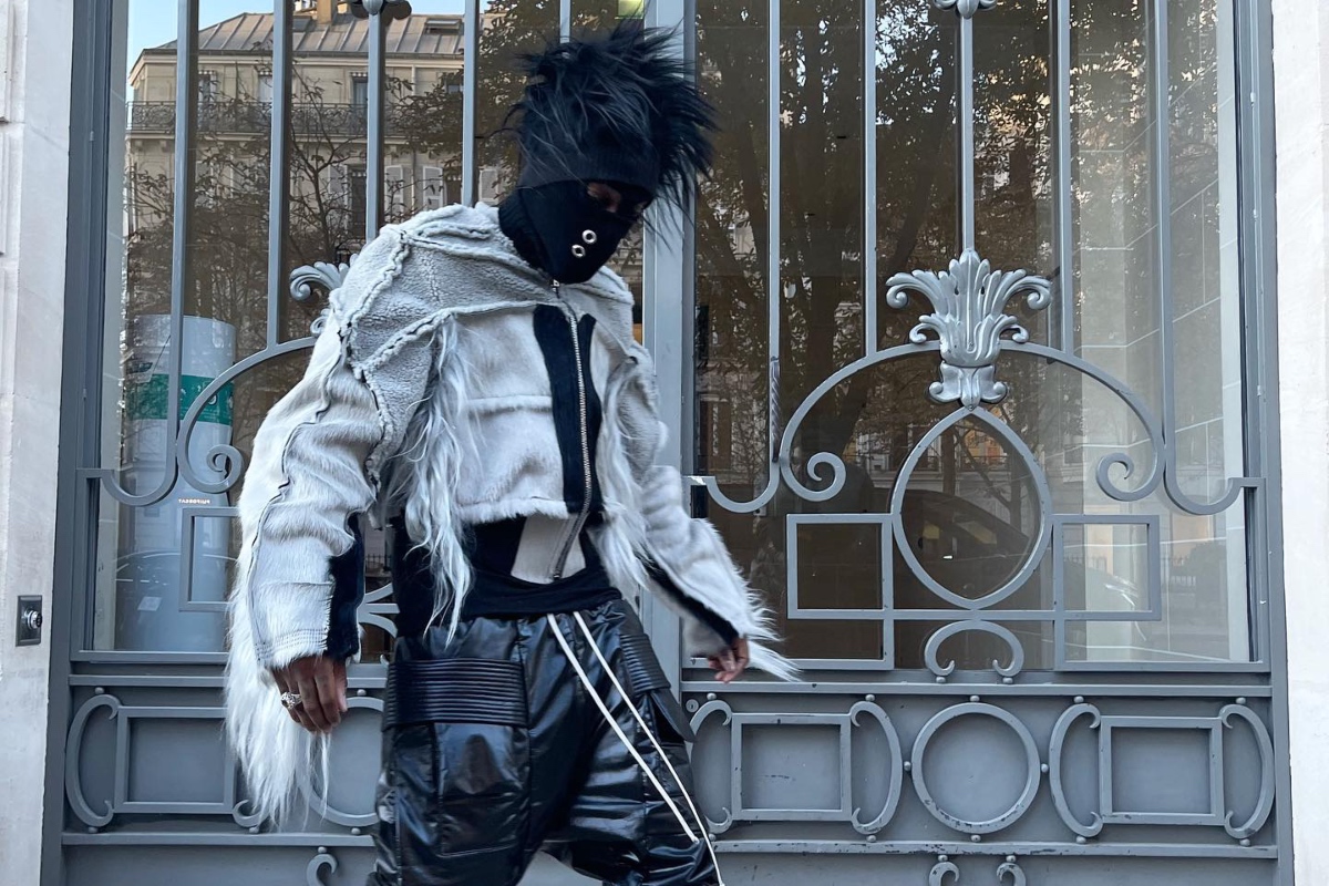 SPOTTED: Bloody Osiris Looks Otherworldly at PFW Wearing Full Rick Owens Ensemble
