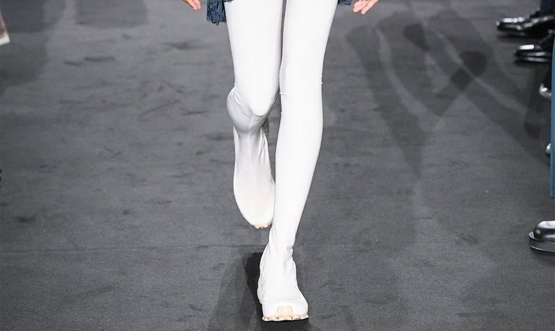Thigh-High Salomons in Collaboration with MM6 Maison Margiela