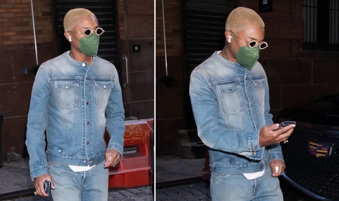 SPOTTED: Pharrell’s Take on a Canadian Tuxedo