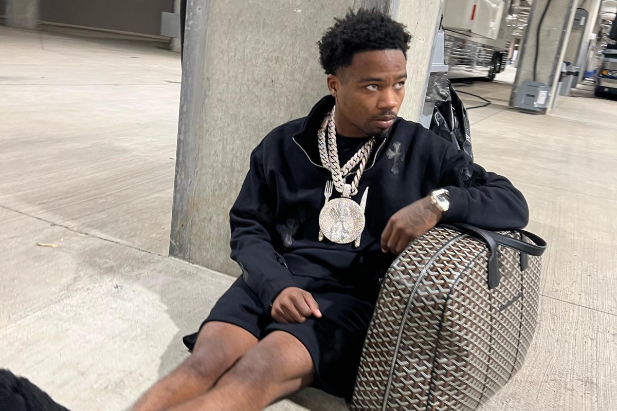 SPOTTED: Roddy Ricch Hits the Road Wearing Chrome Hearts, Balenciaga & more