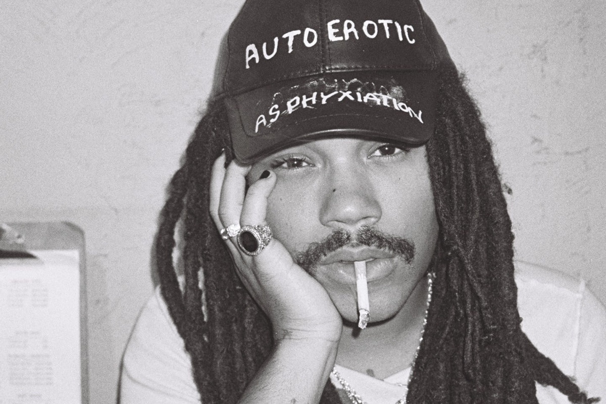 SPOTTED: Luka Sabbat Sits Down with i-D Japan Wearing Host of Graphic Pieces