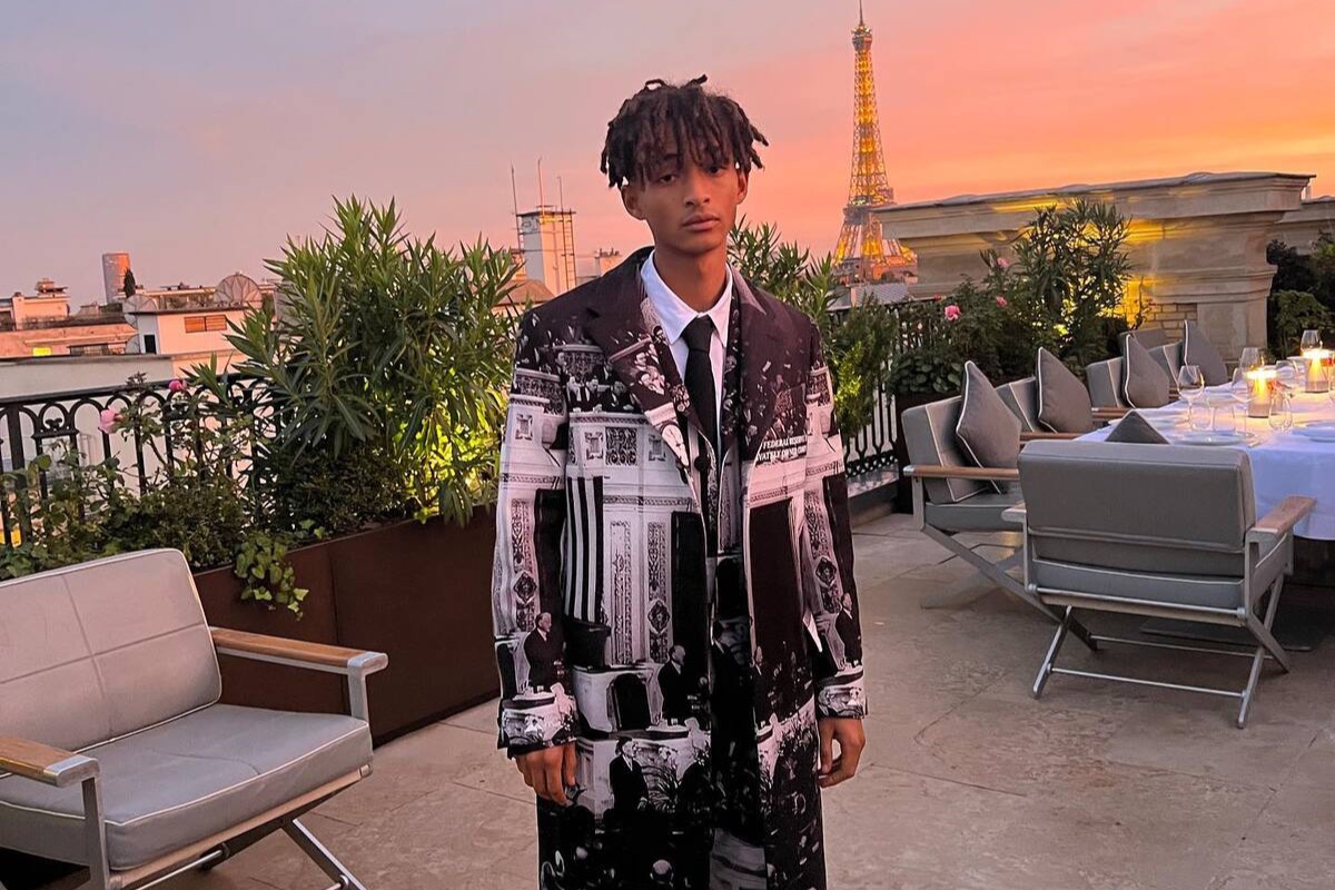 SPOTTED: Jaden Smith Suits Up in Paris Wearing MSFTSrep