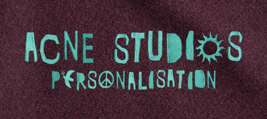 Acne Launch Scarf Personalisation Service Just in Time for Winter