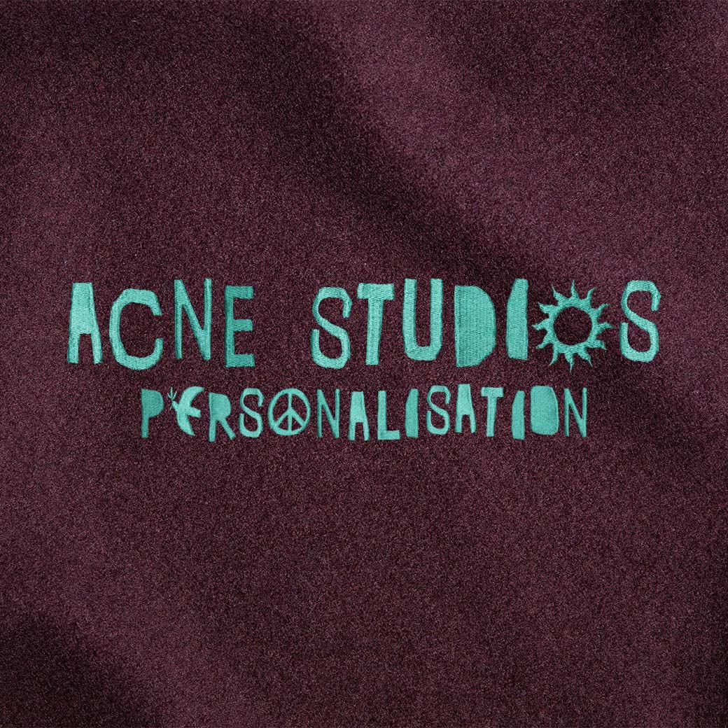 ACNE STUDIOS LAUNCHES SCARF PERSONALISATION SERVICE