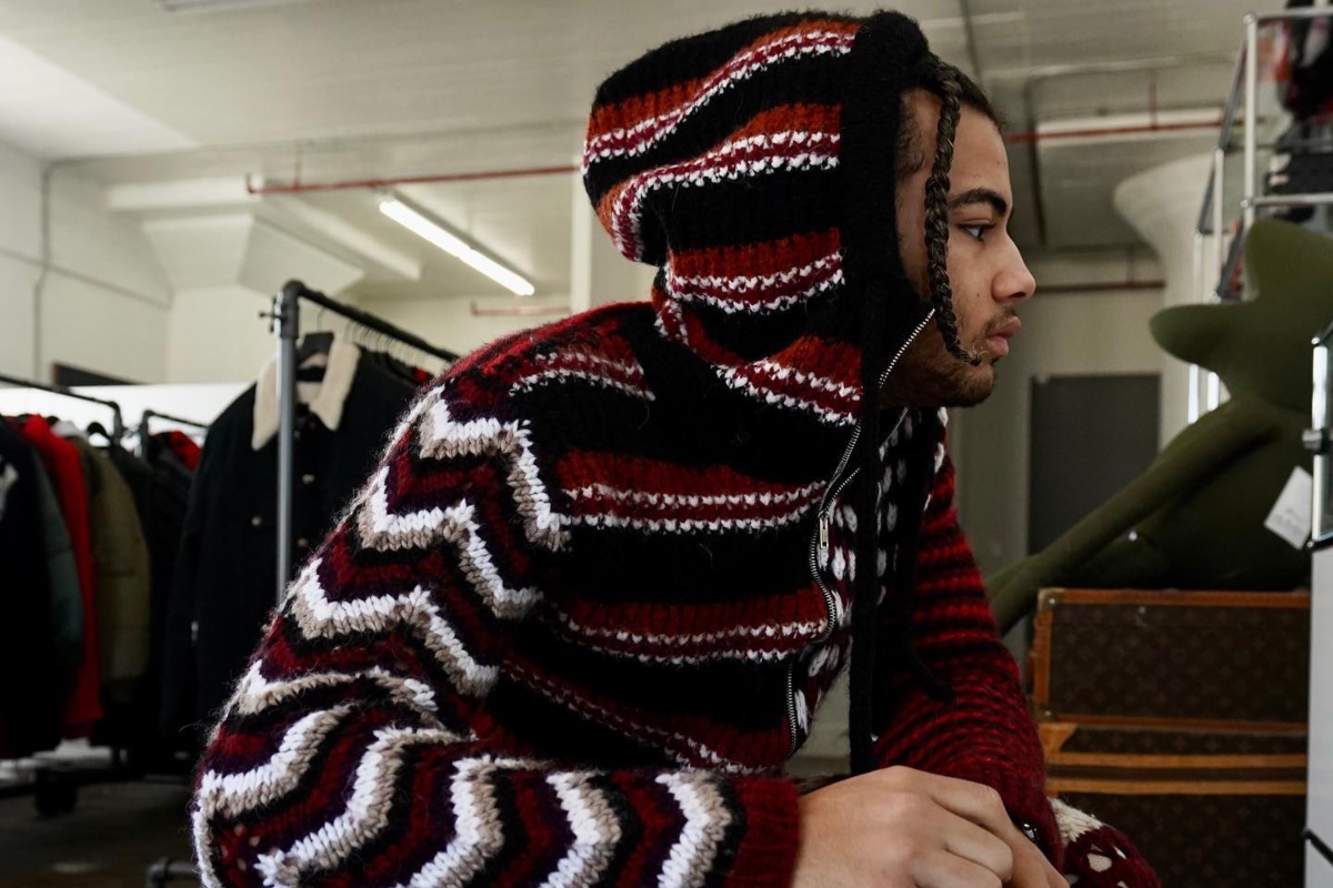 SPOTTED: 24kGoldn Stops By the Justin Reed Offices Wearing Marni & VETEMENTS