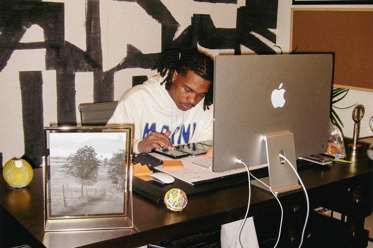 SPOTTED: Lil Baby Gets to Work Wearing Marni, KAPITAL & more