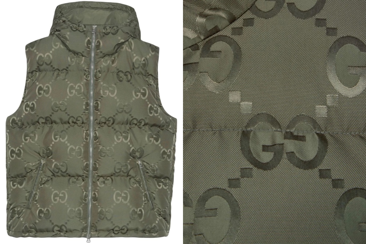 PAUSE or Skip: Gucci Green GG Supreme Padded Gilet