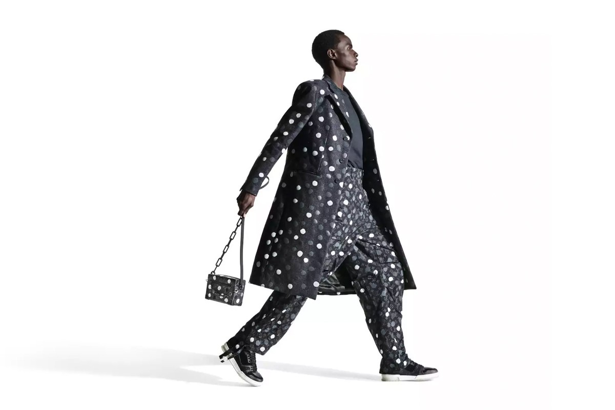 The fashion set hit Selfridges for Louis Vuitton's Yayoi Kusama