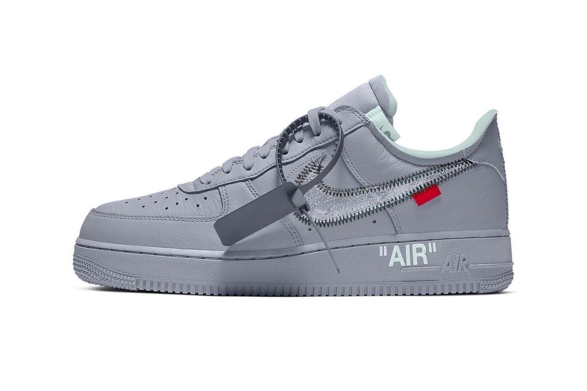Nike x Off-White Air Force 1 “GREY” Set to Release Soon