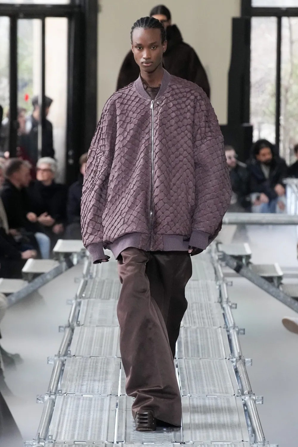 Model Luka Sabbat attends Rick Owens Menswear Fall/Winter 2018