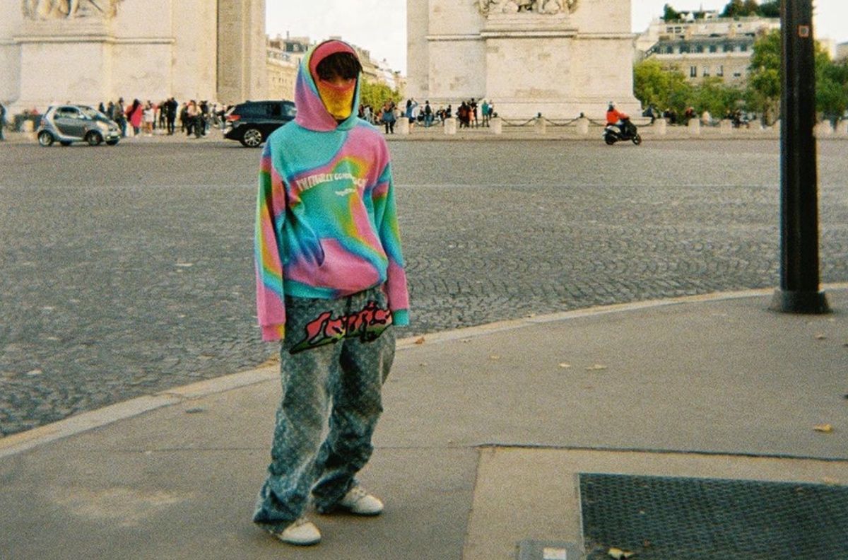 SPOTTED: Jaden Goes for Colour in Paris for his Pop-up