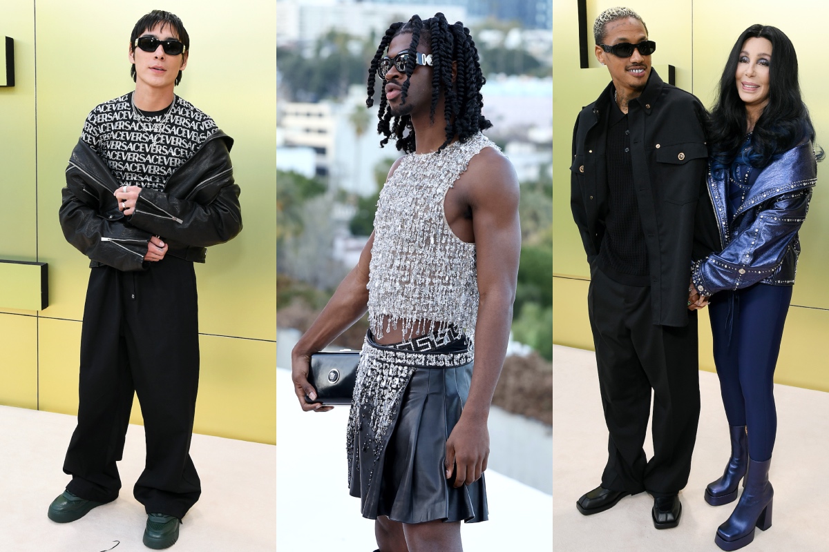 Versace Fall/Winter 2023 Collection Show ft Evan Mock, Lil Nas X, Dua Lipa & more