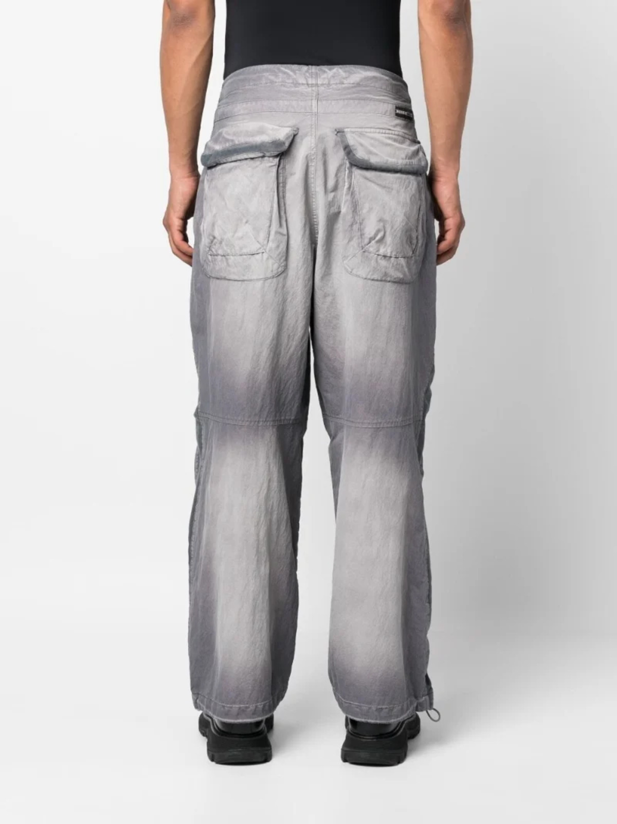 PAUSE or Skip: Diesel Grey Wide Legged Panelled Trousers – PAUSE