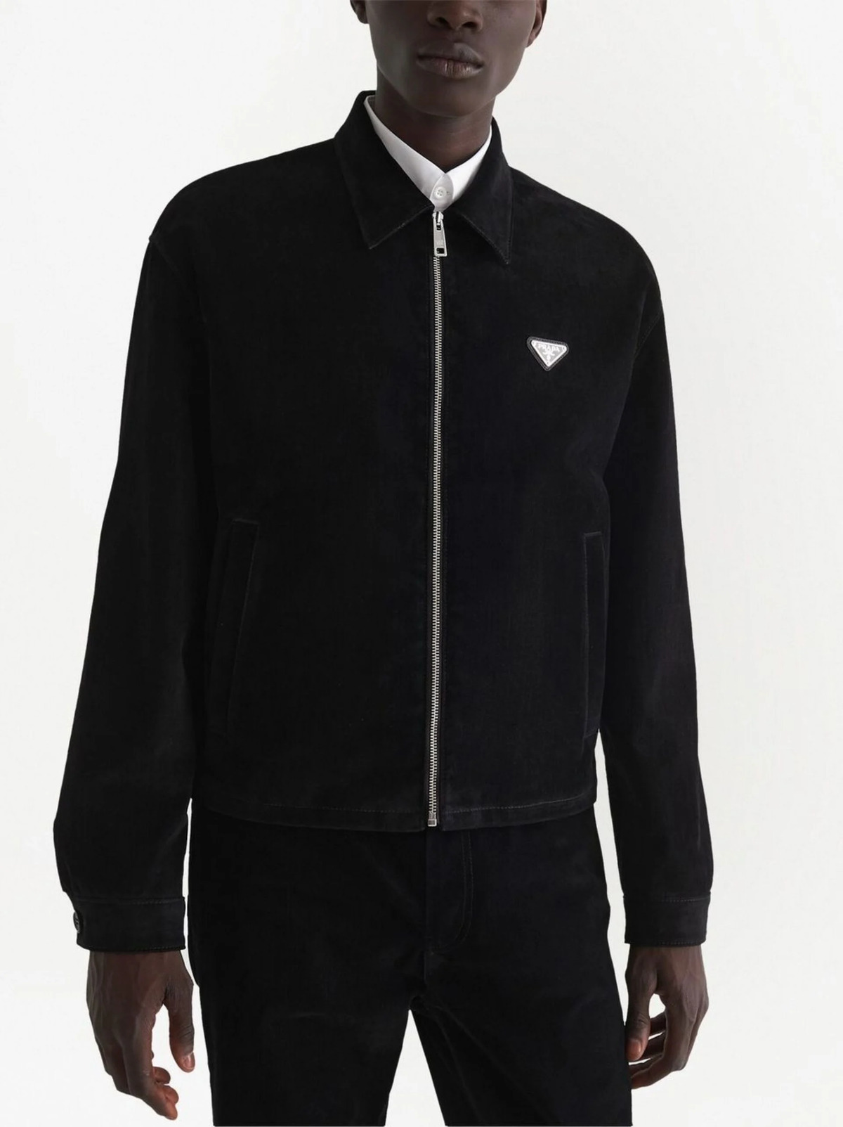 PAUSE or Skip: Prada Black Logo Velvet Bomber Jacket – PAUSE Online | Men's  Fashion, Street Style, Fashion News & Streetwear