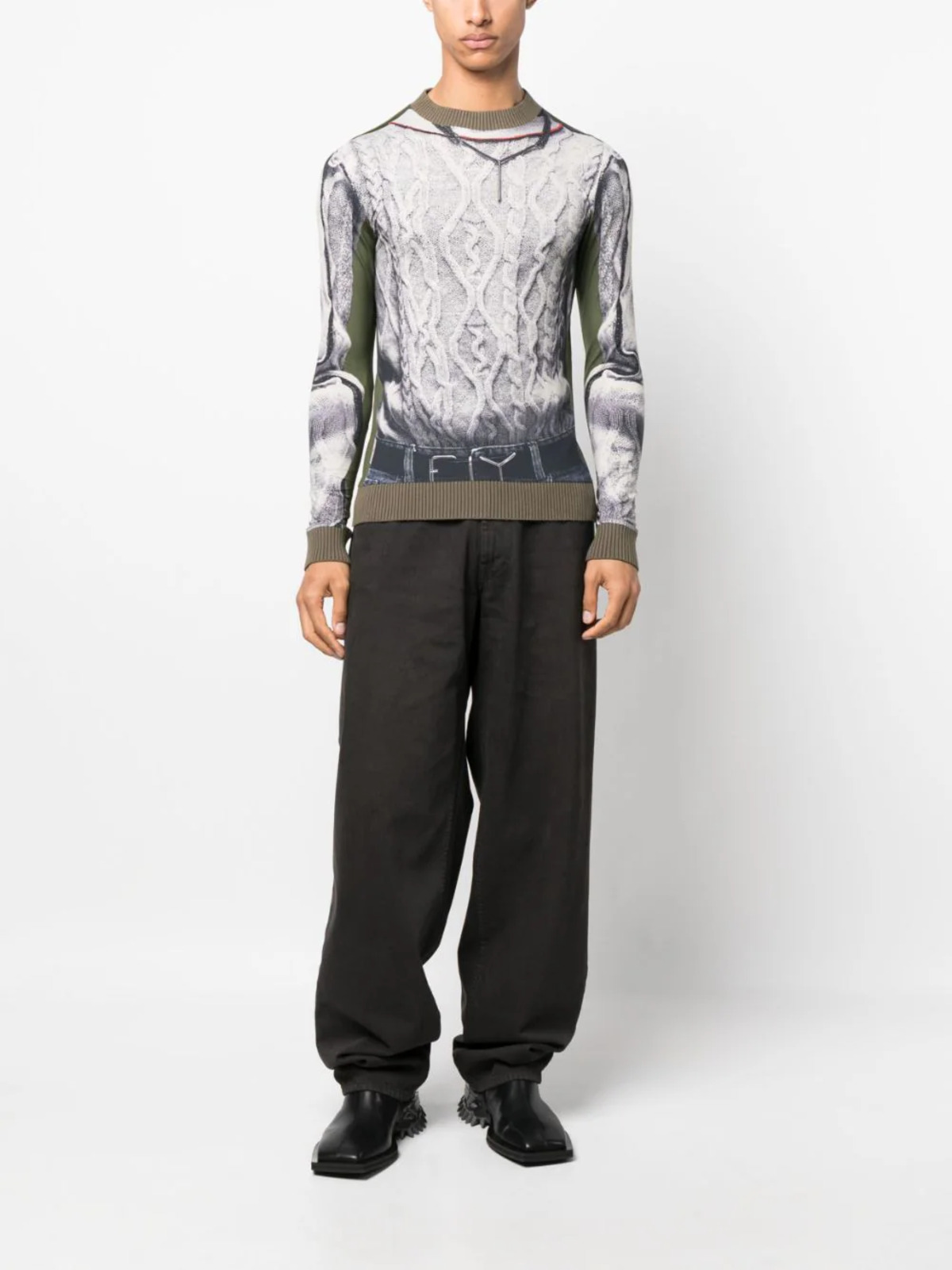PAUSE or Skip: Y/Project x Jean Paul Gaultier Trompe L’Oeil Sweatshirt ...
