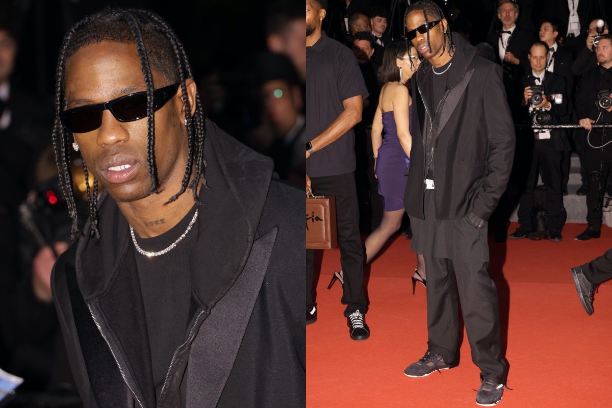 Travis Scott debuts potential new Nike collaboration at Cannes