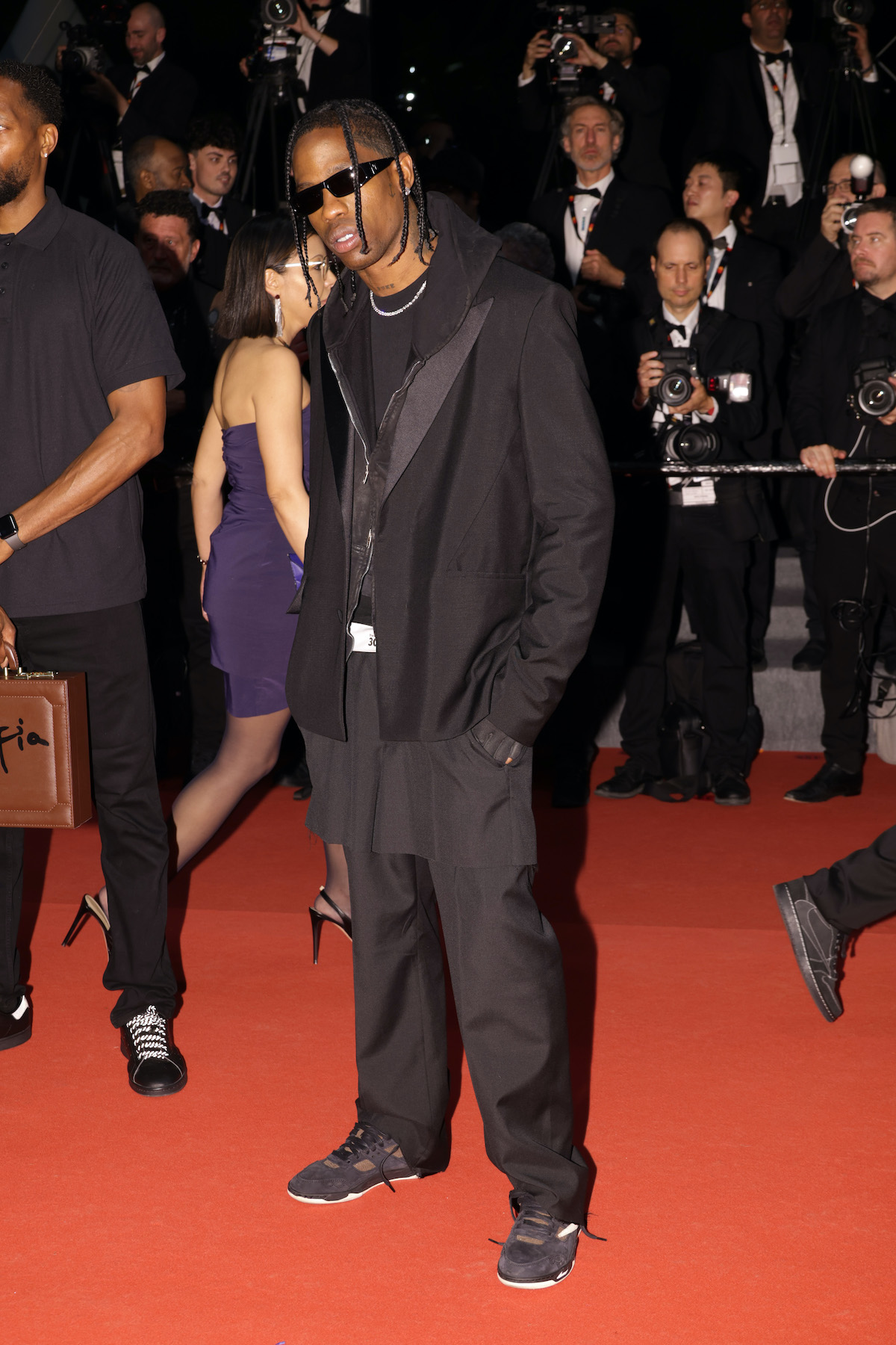 SPOTTED: Travis Scott Attends “The Idol” Red Carpet at Cannes Film Festival  Wearing Unreleased Nike Collaboration – PAUSE Online