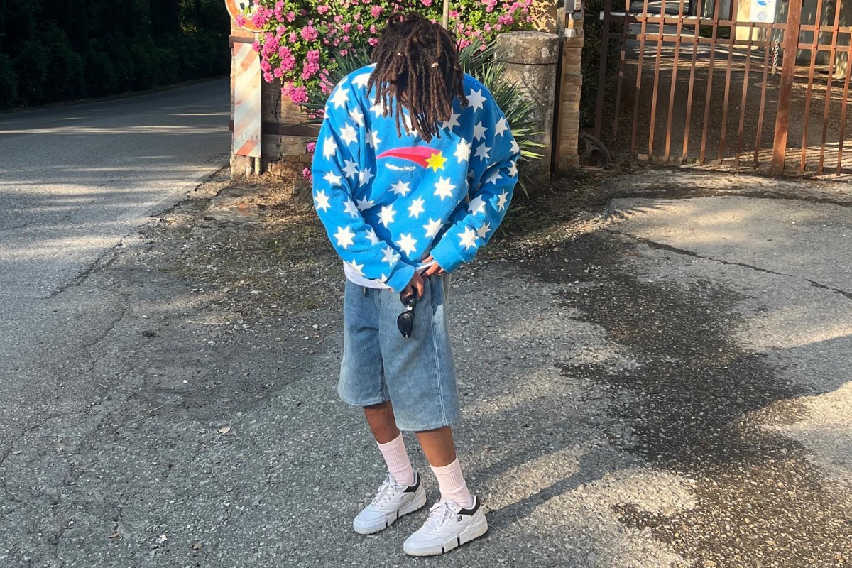 SPOTTED: Jaden Smith Embraces the ‘Jorts’ Wave Wearing Louis Vuitton & Unreleased New Balance
