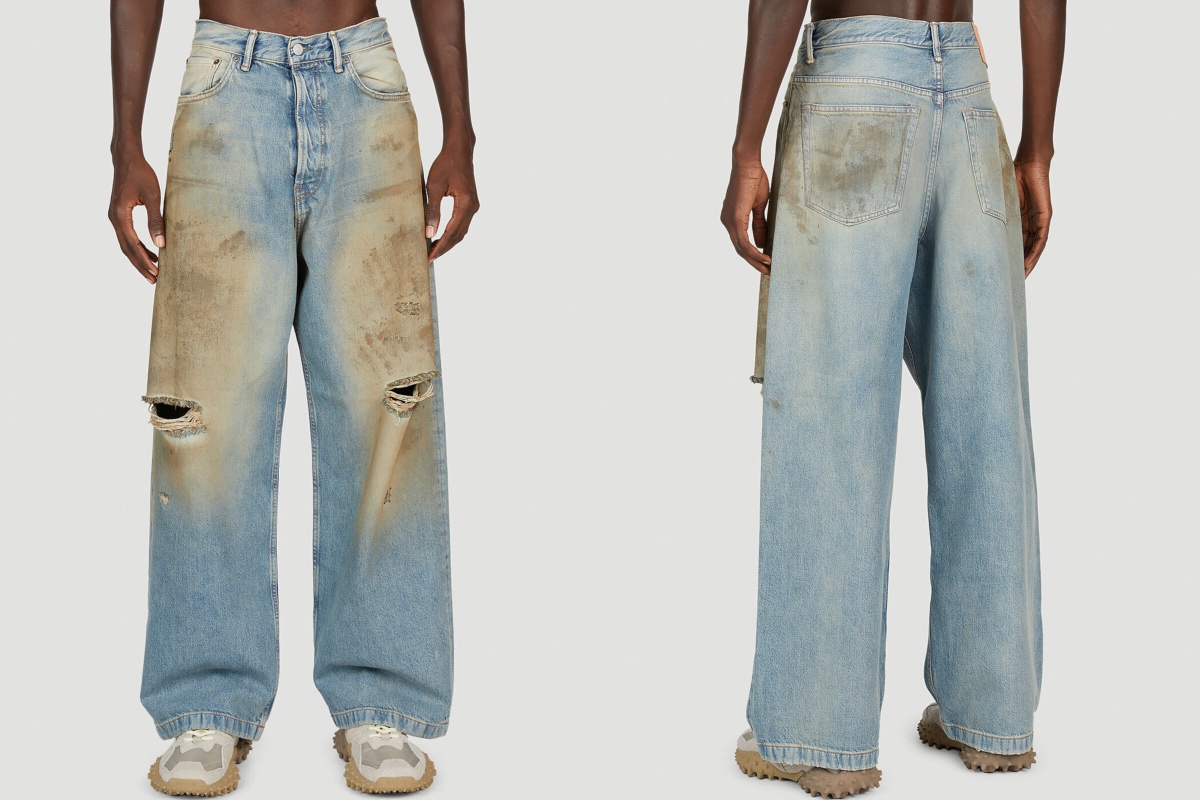 PAUSE or Skip: Acne Studios 1989 Distressed Wide Leg Jeans – PAUSE